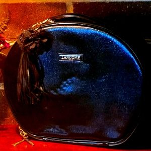 NEW Lancome 2017 The Parisian Holiday Train Case Large + Makeup Cosmetic Bag